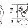 Osculati 19.183.02 - Мотор серии 30 Вт для поводков и щеток до 550 мм 24 В