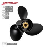 Винт гребной  Skipper для Mercury 25-70HP алюминиевый, диаметр - 10 3/4", шаг 12"