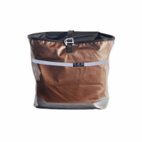 Универсальная вместительная складная корзина - сумка с креплением к багажнику велосипеда Pacific Outdoor Equipment/Wxtex Co-op Pannier BCO100CH - Chocolate (28 Litres)