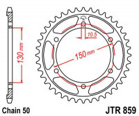 JT звезда задняя JTR859.38