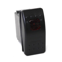 Переключатель (on)-off-(on), S.P.D.T, 4P, LED*2 NEKEKE: A11624GR