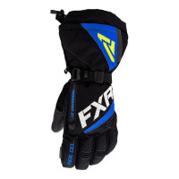 Перчатки FXR Fuel с утеплителем - Black/Blue/Hi Vis