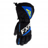 Перчатки FXR Fuel с утеплителем - Black/Blue/Hi Vis