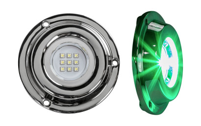 Подводный огонь B27, зеленый свет, 27w, Marine Rocket