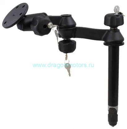 RAM-VP-SW1L-8-240 RAM 8-дюймовый верхний полюс с блокирующими двойными поворотными рычагами и большой круглой