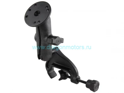 RAP-B-121-OT1U Крепление RAM Yoke Clamp с композитным гнездом и алюминиевой круглой пластиной