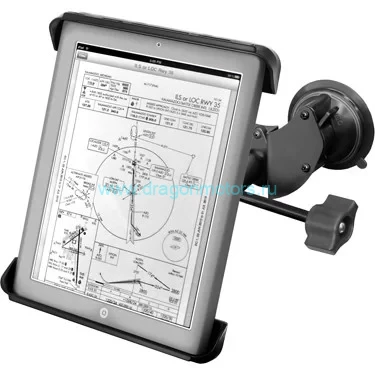 Крепление RAM Tab-Tite  с двойной присоской Twist-Lock  для iPad Gen 1-4