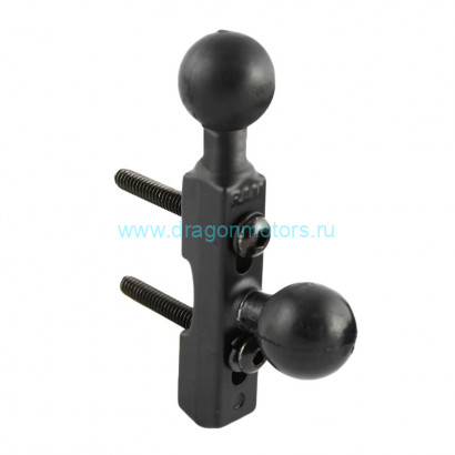 RAM-B-309-6U универсальное мото крепление RAM с двумя шарами 1