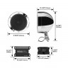 Акустическая система Boss Audio MC720B (хромированные динамики)