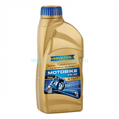 Моторное масло RAVENOL Motobike 4-T Ester 5W-30