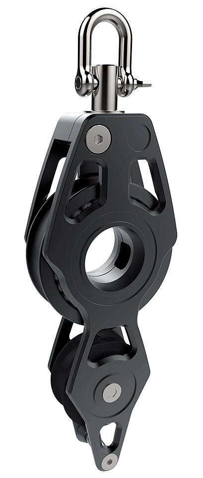Блок 60mm двушкивный (Fiddle) с направляющей скобой 29901634 (10243139)