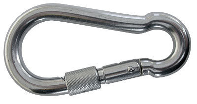 Карабин с винтовым стопором Мореман", 50х5 мм" (10245076)