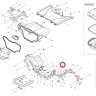 Опора багажной площадки правая BRP CanAm Outlander G2 2012-2015 705006998