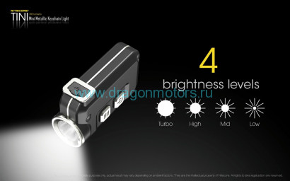 Наключник-фонарь Nitecore TINI