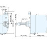 Электропривод стеклоочистителя в нерж. корпусе, 110° (10006041)