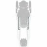 Подножки для снегохода Polaris AXYS (белый)