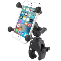 RAM-B-400-A-HOL-UN7BU крепление RAM для 4-5,5" смартфонов,струбцина малая, муфта 60 мм, шары 25 мм