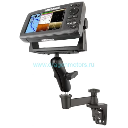 RAM-109V-2U RAM вертикальный поворотный кронштейн с двойным шаровым креплением