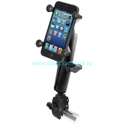 RAM-B-400-C-UN7U мото крепление RAM X-Grip, струбцина малая, муфта 150 мм