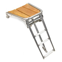 Платформа носовая с трапом 3 ступени белые (10269472)