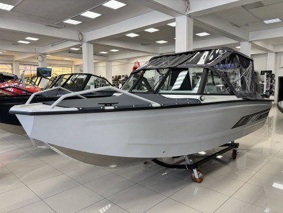 Моторная лодка, Viсtory A3, светло-серый с Suzuki DF60ATL