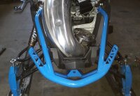 Передний бампер на снегоход Polaris Axys, усиленный PPBF1