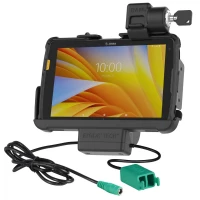 Крепление с замком RAM Tough-Dock Power + Dual USB для планшета Zebra ET4x 8 дюймов (RAM-HOL-ZE20PD2KLU)