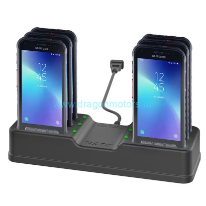 RAM-DOCK-6G-SAM72PU Зарядная док-станция RAM с 6 портами для Samsung XCover FieldPro