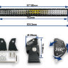 Светодиодная фара Aurora ALO-D5D-30C 300W LED OSRAM