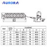 Светодиодная фара Aurora ALO-D5D-30C 300W LED OSRAM