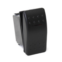 Переключатель (on)-off, SPST, 3P с одинарной подсветкой NEKEKE: A11223BR