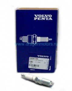 3856759 Свечи зажигания VOLVO PENTA (комплект 4шт.)