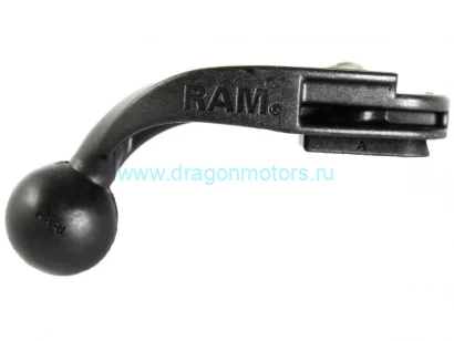 RAP-B-369 шар RAM 25 мм (1") к месту крепления штатного зеркала заднего вида Toyota, Ford, Chrysler