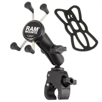 RAM-B-400-HOL-UN7BU крепление RAM для 4-5,5 смартфонов,струбцина малая, муфта 95 мм, шары 25 мм