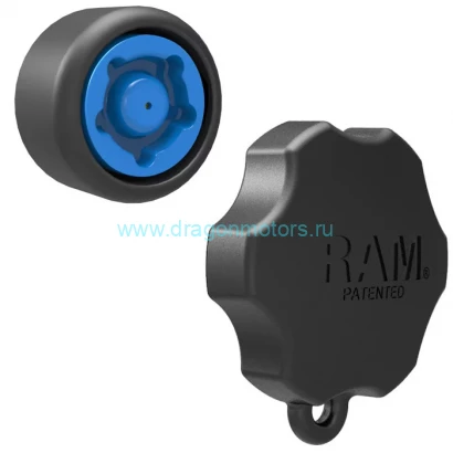 RAP-S-KNOB5-5U универсальная гайка барашек с секреткой 5 pin для муфт RAM размер C, 1,5