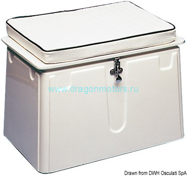 Osculati 48.296.01 - Сидение-рундук VTR 80x40x37 см