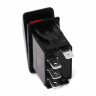 Переключатель (on)-on, S.P.D.T, 4P, LED*2 NEKEKE: A11624DR