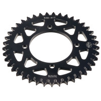 Звезда ведомая алюминиевая для питбайка 428-41T черная SM-PARTS