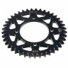 Звезда ведомая алюминиевая для питбайка 428-41T черная SM-PARTS
