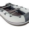 Надувная лодка ПВХ, Ривьера Компакт 3200 СК Комби, светло-серый/черный
