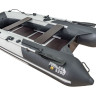 Надувная лодка ПВХ, Ривьера Компакт 3200 СК Комби, светло-серый/черный