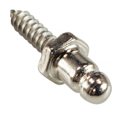 Ответная часть DOT для тентовой застежки на шурупе 15,88 мм, никелированная латунь