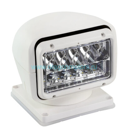 Прожектор с дистанционным управлением, белый корпус, светодиодный, брелок и джойстик, модель 220