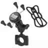 RAM-B-408-112-15-A-UN7U мото крепление RAM X-Grip малый (UN7), на руль большого диаметра, муфта 60 мм