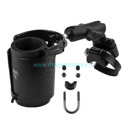 RAM-B-132R-2U RAM Level Cup  Подставка для напитков на 16 унций с основанием для рельсов ATV / UTV
