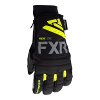 Перчатки FXR Transfer с утеплителем - Black/Hi Vis