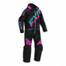 Комбинезон FXR CX с утеплителем - Black Camo/Mint-E Pink Fade