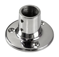 Основание стойки леера 7/8"(22,2 мм), 90 град, круглое - Kofuku