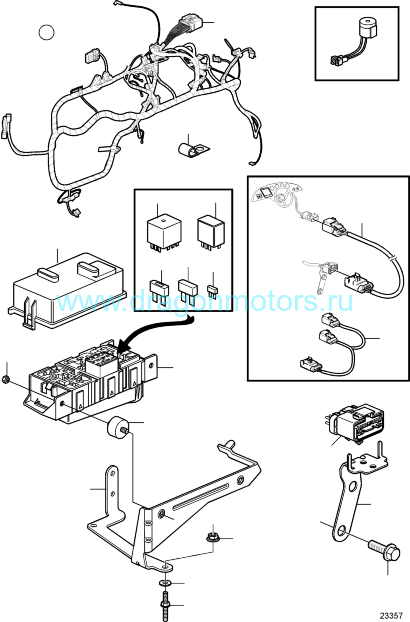 3841370 Предохранитель VOLVO-PENTA, 20А
