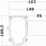 Osculati 19.182.01 - Мотор 20 Вт для поводков и щеток до 550 мм 12 В
